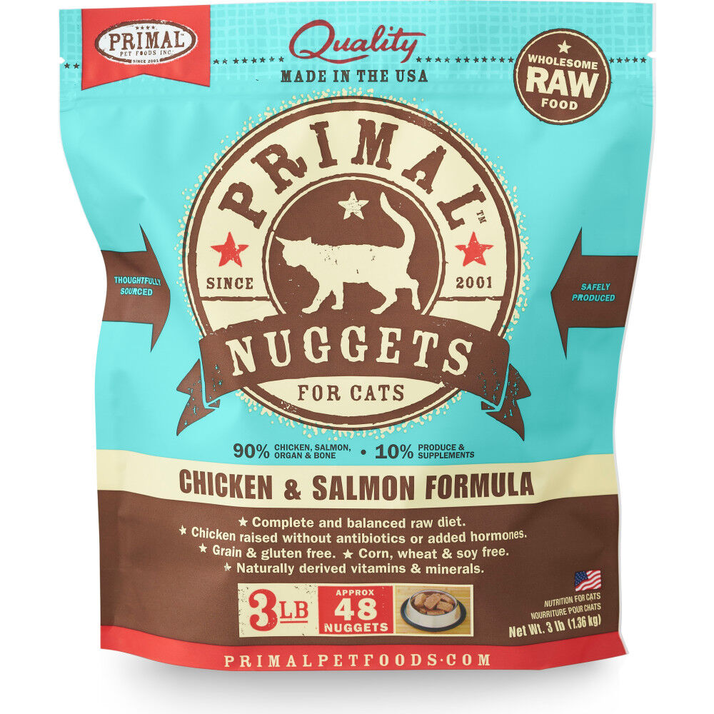 Balanced raw shop cat food