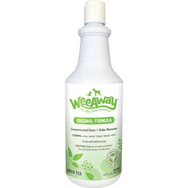 Wee Away Original Formula Dog & Cat Stain & Odor Remover, Green Tea, 32-oz