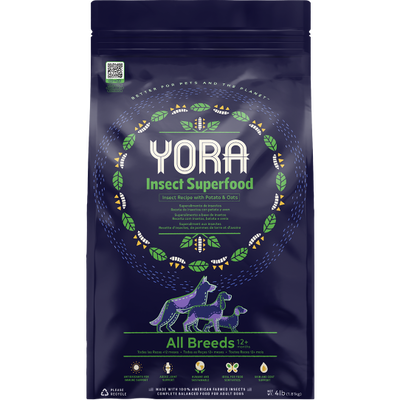 Yora Insect Superfood Dry Dog Food, Adult, All Breed