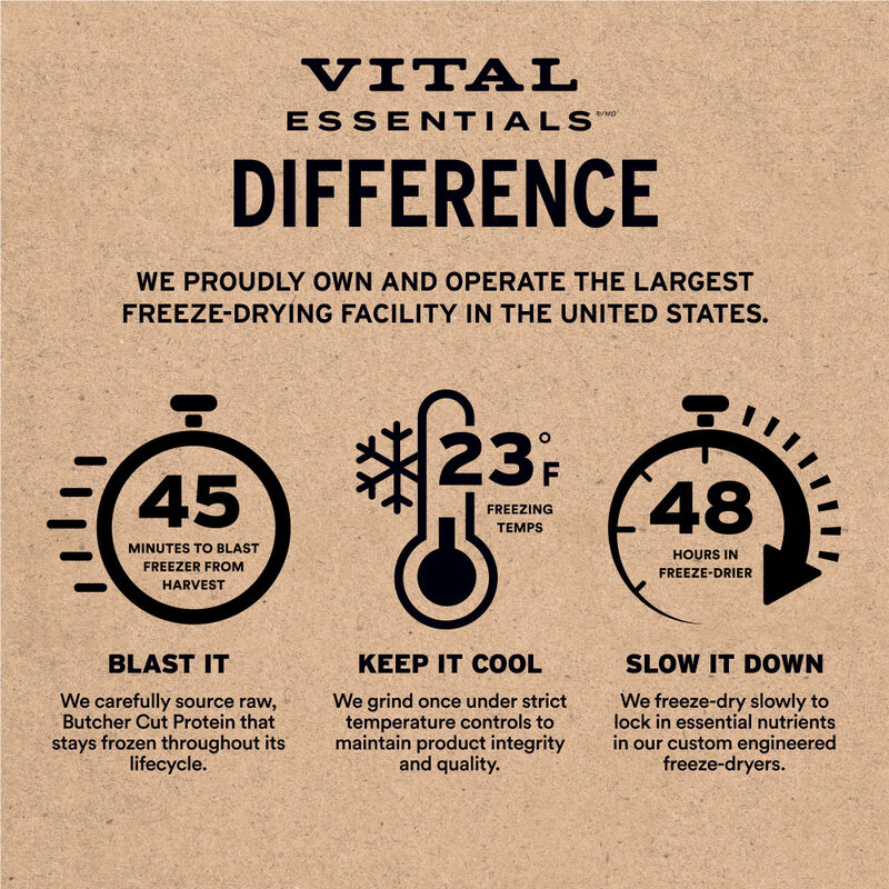 Vital Essentials Raw Freeze-Dried Cat Food, Duck, Soft Nibs, 12-oz image number null