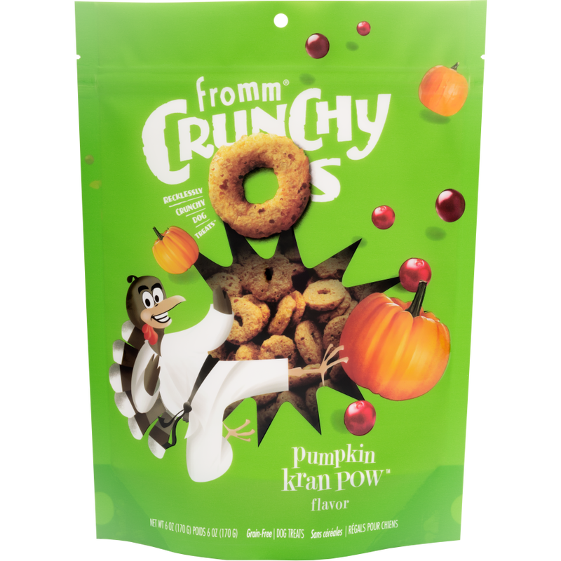 Fromm Crunchy Os Dog Treats, Pumpkin Kran POW, 6-oz image number null
