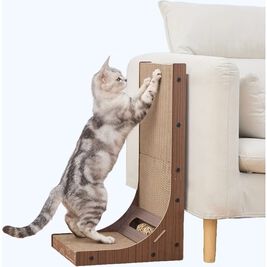 PetPals Cardboard Cat Scratcher, "Poly Angled"