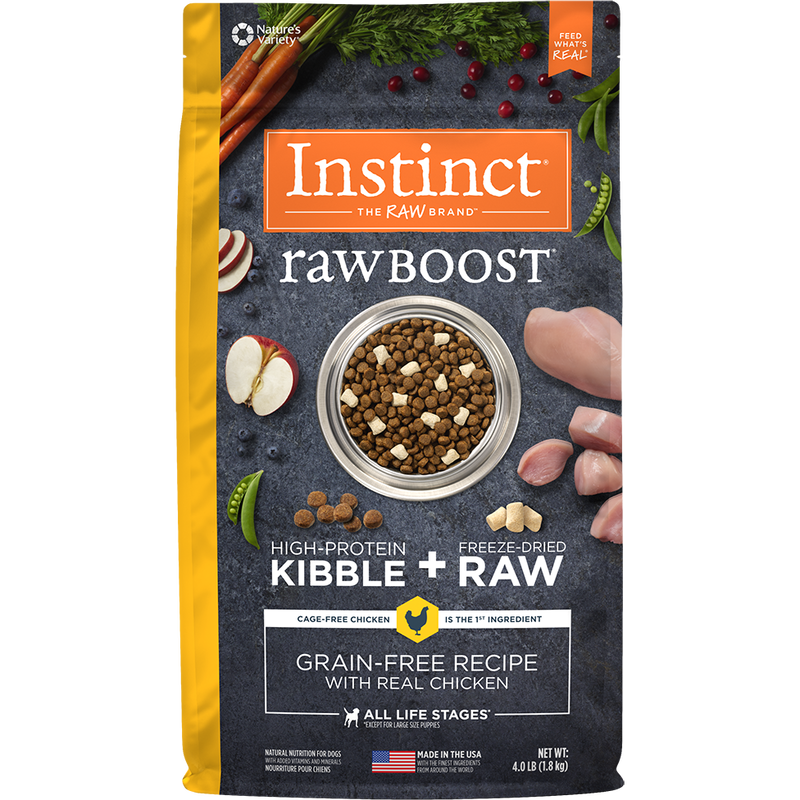 Mud Bay Buy Instinct Raw Boost Grain Free Dry Dog Food Chicken