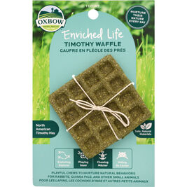 Oxbow Enriched Life Small Animal Chew Toy, Timothy Waffle
