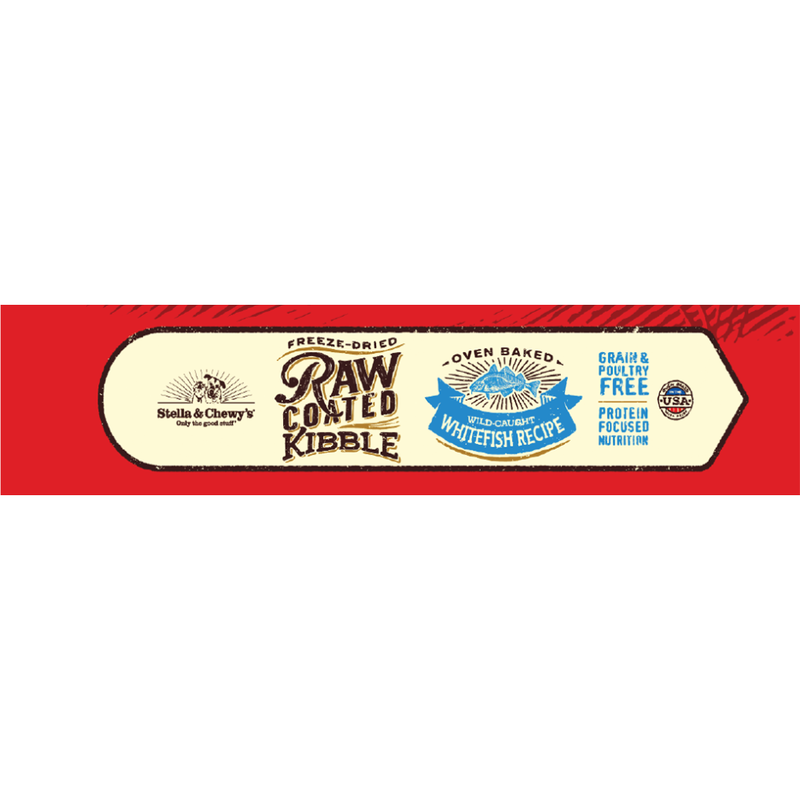 Mud Bay Buy Stella Chewy s Raw Coated Kibble Whitefish Recipe
