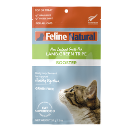 Feline Natural Booster Freeze-Dried Cat Food Topper, Lamb Tripe, 2-oz