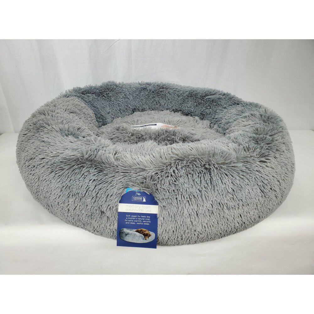 Arlee Pet Products Donut Dog Bed Grey 30 in