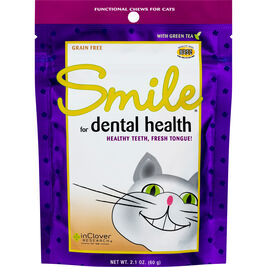 InClover Smile Dental Health Soft Chews Cat Supplement, 2.1-oz