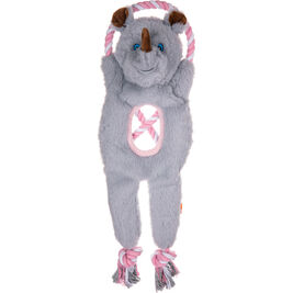 Growl Jungle Tugz Dog Toy, Rocky the Rhino Growl Jungle Tugz Dog Toy, Rocky the Rhino