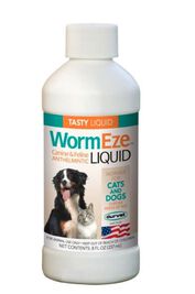 Durvet WormEze Liquid Wormer Dog & Cat Treatment, 8-oz