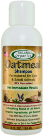 Mad About Organics Oatmeal Cat & Small Animal Shampoo, 4-oz