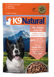 K9 Natural Freeze-Dried Dog Food, Lamb & King Salmon, 17.6-oz