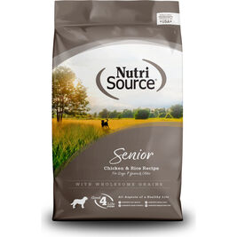 NutriSource Grain Inclusive Dry Dog Food, Senior