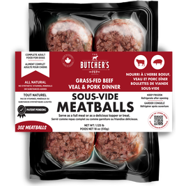 The Butcher's Pup Sous Vide Meatballs, Beef, Veal, Pork