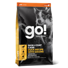 Go! Solutions Skin + Coat Care Dry Dog Food, Duck & Grains