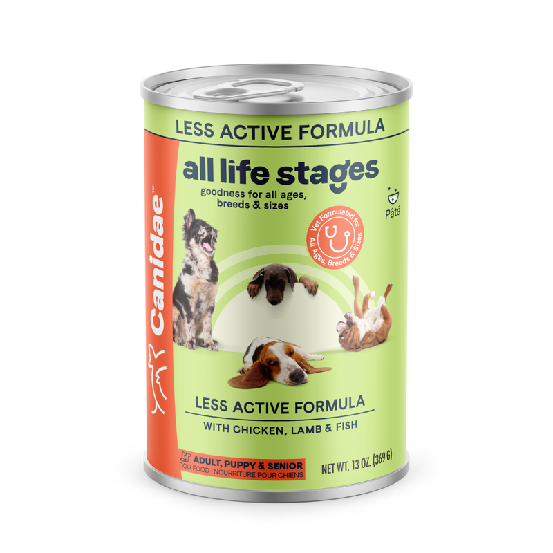 Canidae All Life Stages Canned Dog Food Less Active Chicken Lamb Fish 13 oz