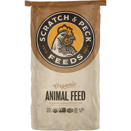 Scratch and Peck Feeds Chicken Supplement, Organic 3-Grain Scratch, 40-lb