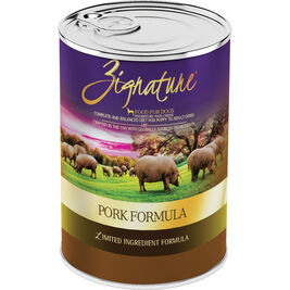 Zignature Limited Ingredient Canned Dog Food, Pork