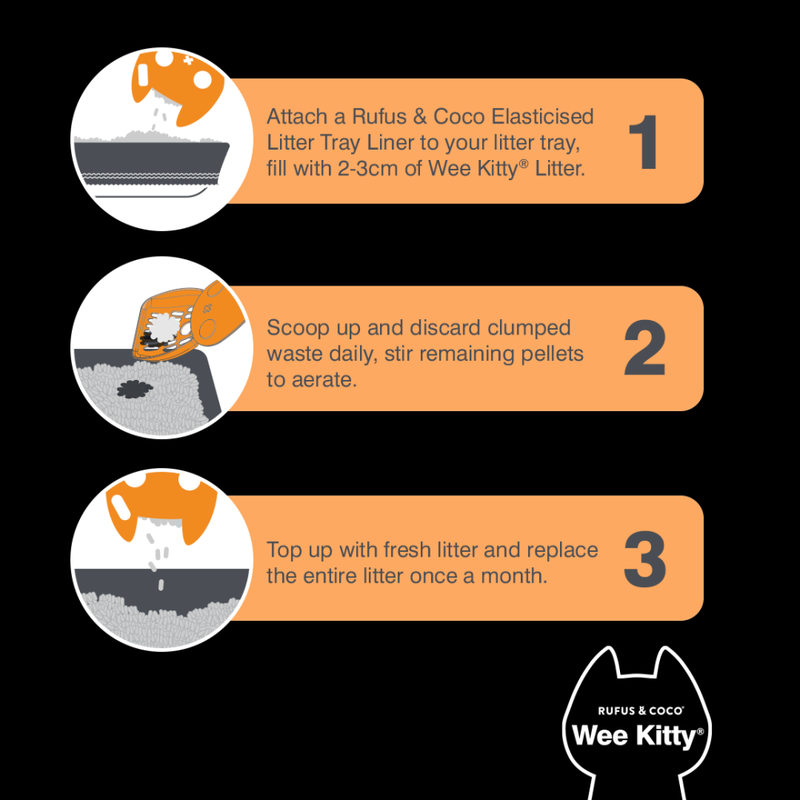 Wee top kitty litter