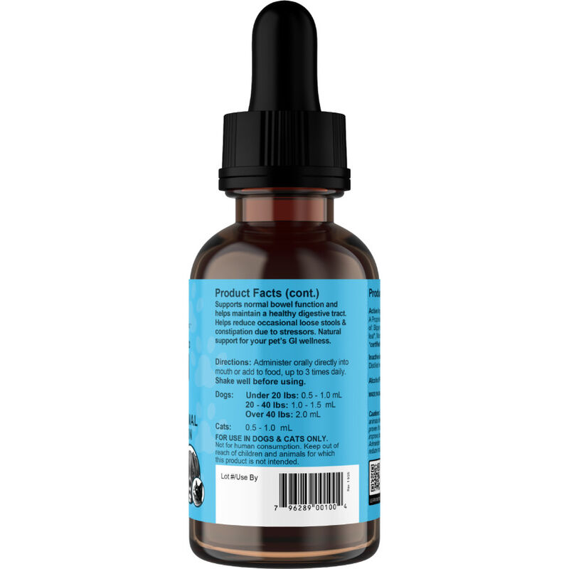 Animal Essentials Colon Rescue Herbal GI Support Dog & Cat Supplement, Liquid, 1-oz image number null
