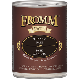Fromm Pate Canned Dog Food, Turkey