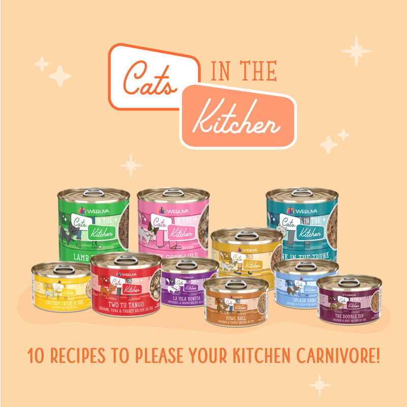 Cats in the Kitchen Originals Canned Cat Food, Fowl Ball, Chicken & Turkey, 6-oz image number null