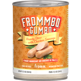 Fromm Frommbo Gumbo Hearty Stew Canned Dog Food, Chicken Sausage