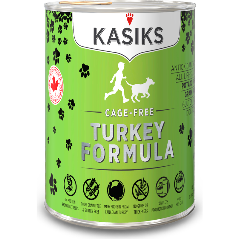 Kasiks Grain-Free Canned Dog Food, Turkey image number null