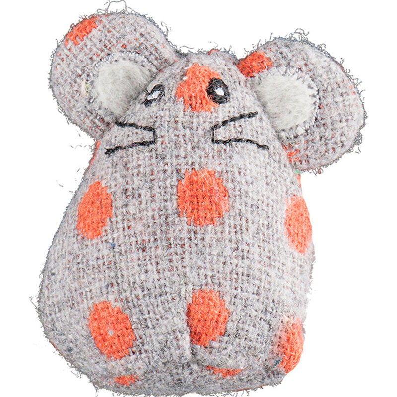 HuggleHounds HuggleKats Polka Dot Mice Cat Toy, 1-count image number null