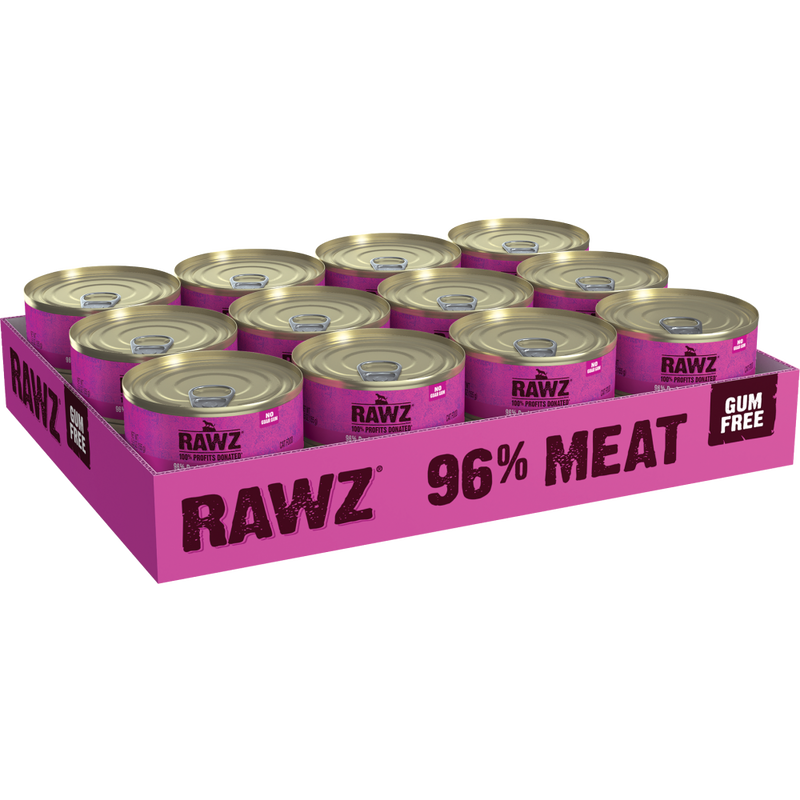 Rawz 96% Pate Canned Cat Food, Duck & Duck Liver, 5.5-oz image number null