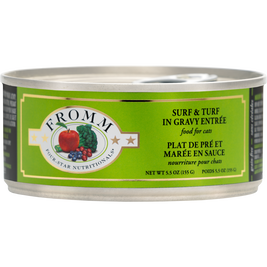 Fromm Four-Star Canned Cat Food, Surf & Turf in Gravy