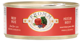 Fromm Four-Star Canned Cat Food, Beef Pate, 5.5-oz