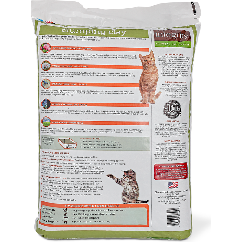 Integrity Cat Litter, Clumping Clay image number null