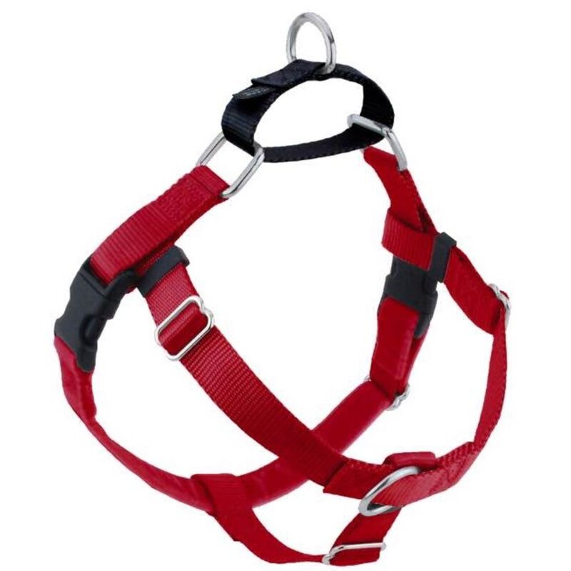 2 Hounds Design Freedom No-Pull Dog Harness, Red, XX-Large, 1-in image number null