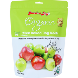 Grandma Lucy's Organic Oven-Baked Dog Treats, Apple, 14-oz