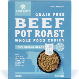 A Pup Above Whole Food Cubies Dehydrated Dog Food, Beef Pot Roast