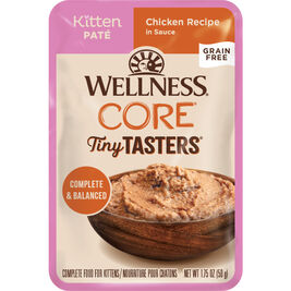 Wellness Core Tiny Tasters Wet Cat Food, Pate, Kitten, Chicken