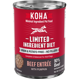 Koha Limited Ingredient Diet Canned Dog Food, Beef