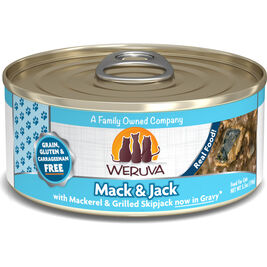 Weruva Classic Canned Cat Food, Mack and Jack, Mackerel & Grilled Skipjack