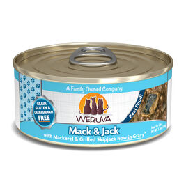 Weruva Classic Canned Cat Food, Mack and Jack, Mackerel & Grilled Skipjack