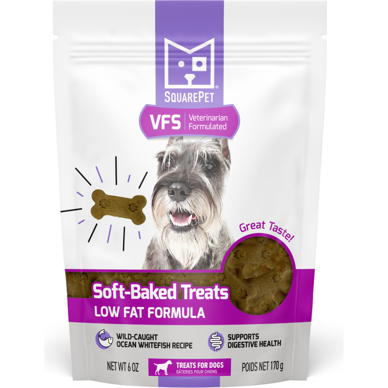 SquarePet VFS Soft-Baked Dog Treats, Low Fat, 6-oz image number null