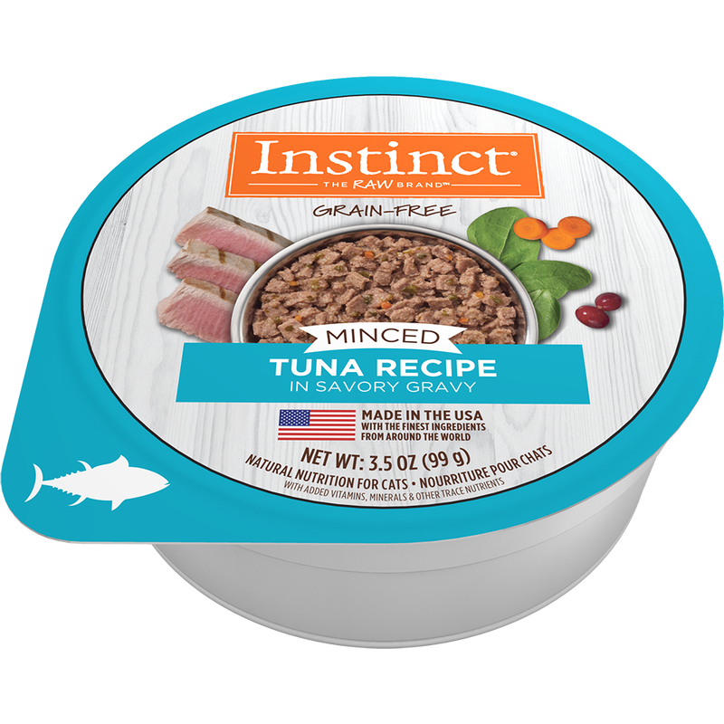 Mud Bay Buy Instinct Minced Wet Cat Food, Tuna, 3.5oz for USD 2.49