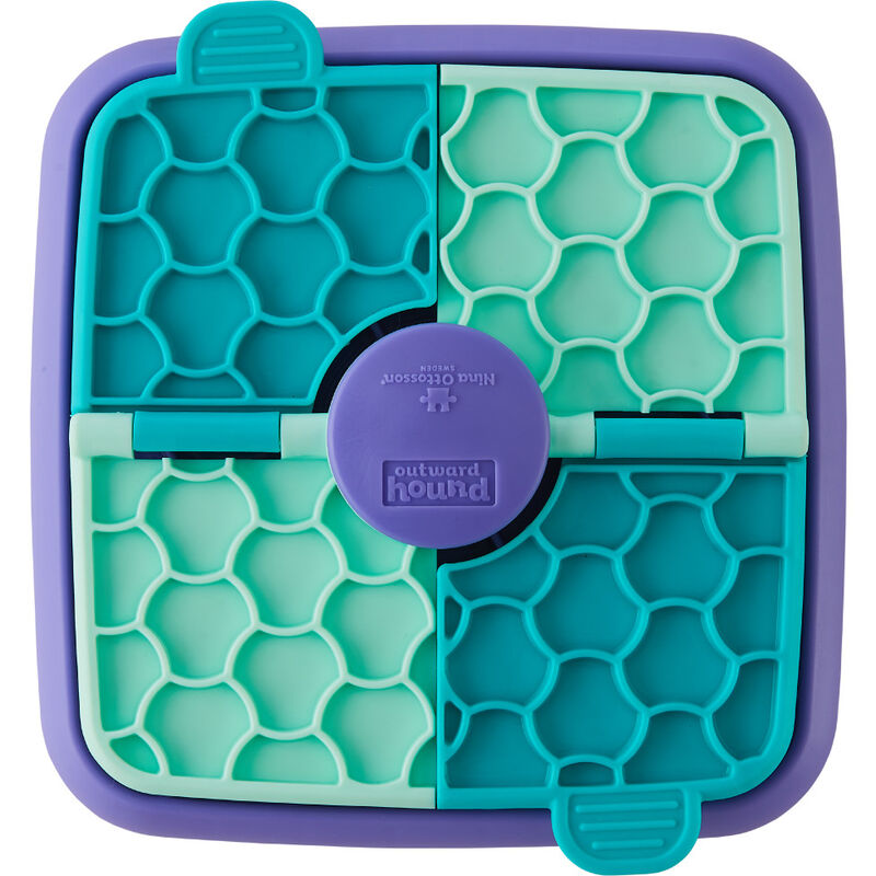 Outward Hound Lick N Flip Dog Toy, TNT Purple, Small image number null