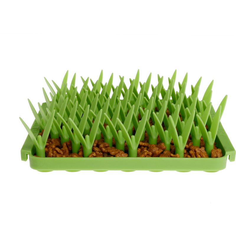 Tall Tails Foraging Pet Food Mat, Grass image number null