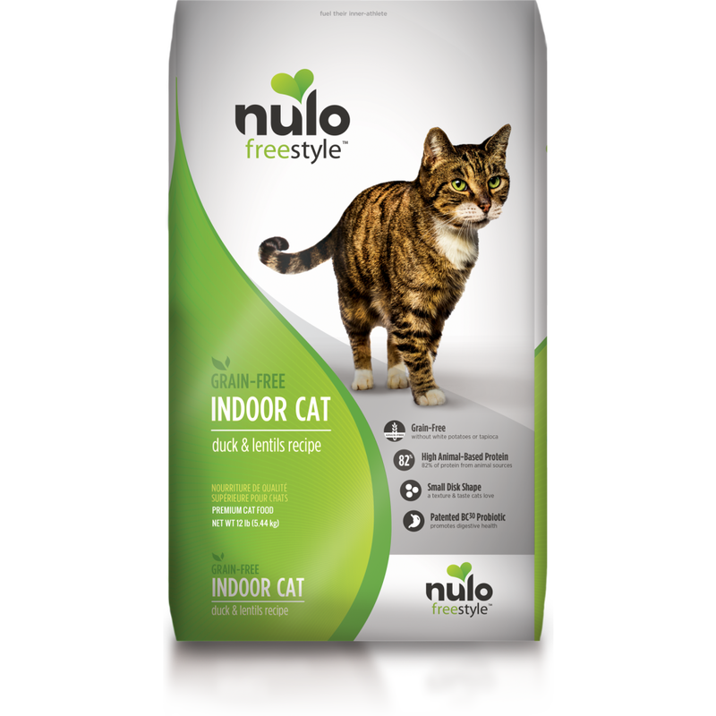 Nulo Freestyle Grain-Free Dry Cat Food, Indoor, Duck & Lentils image number null