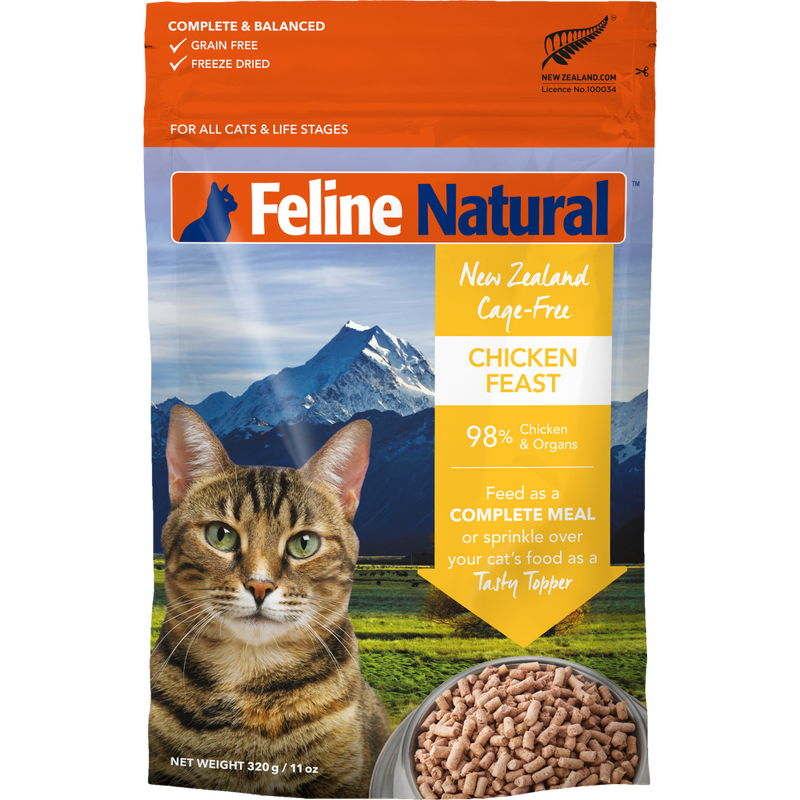Mud Bay Buy Feline Natural Freeze Dried Cat Food Chicken 11 oz for USD 37.49 MudBay