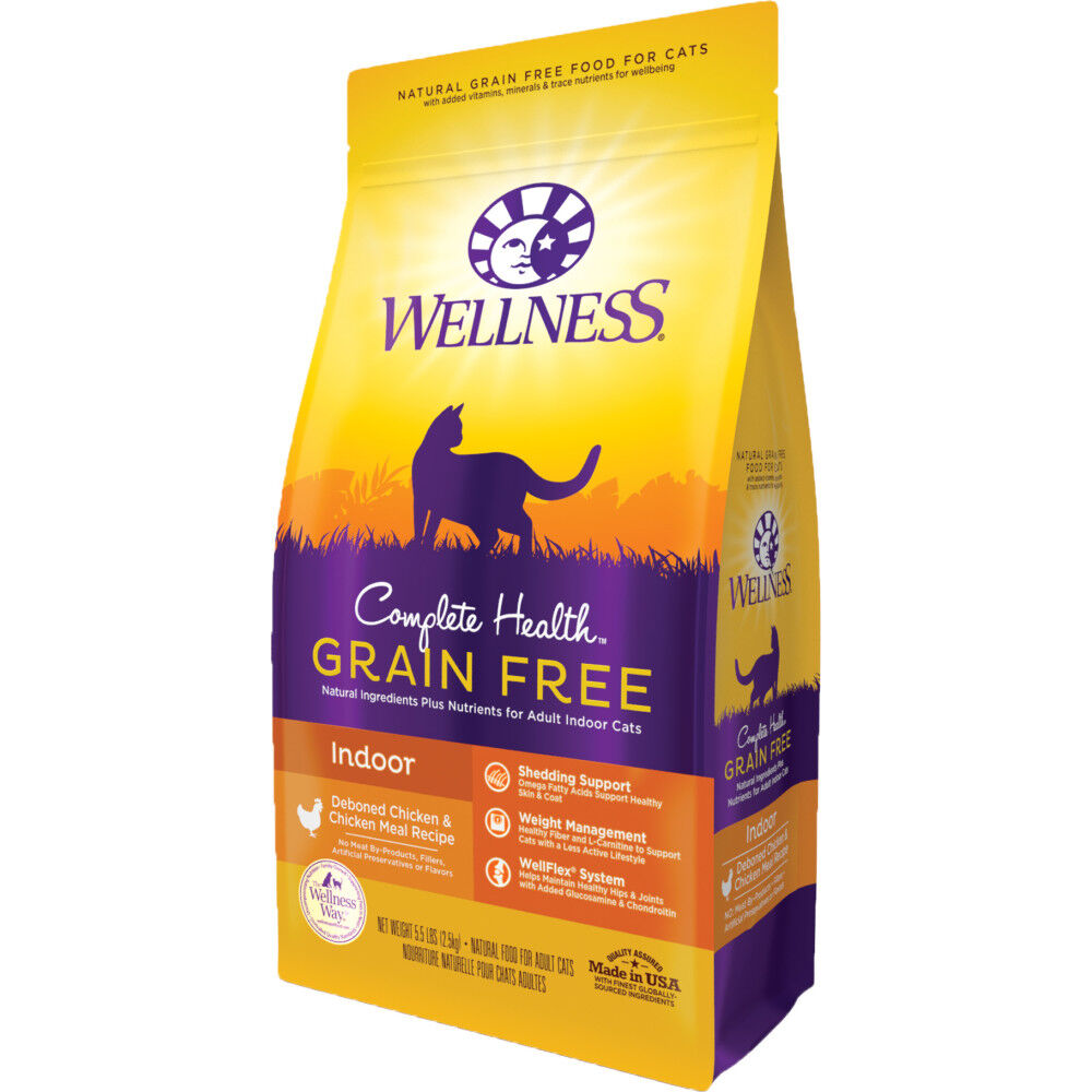 Mud Bay Buy Wellness Complete Health Grain Free Dry Cat Food Indoor Chicken 5.5 lb for USD 21.99 MudBay