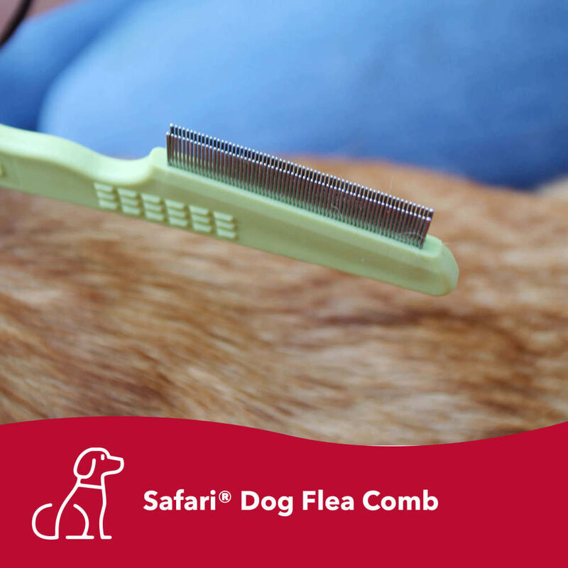 Safari Double Row Flea Comb for Dogs image number null