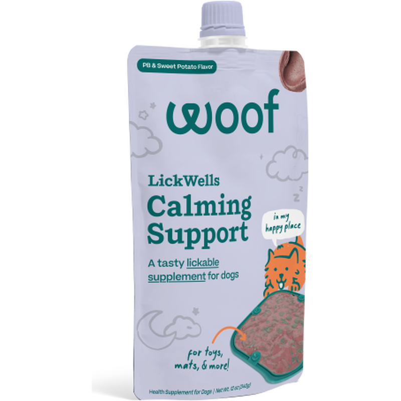 Woof, Lickwells Dog Treat, Calm, 12-oz image number null