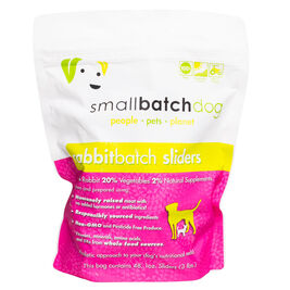 Small Batch Rabbit 1-oz Sliders Raw Frozen Dog Food, 3-lb